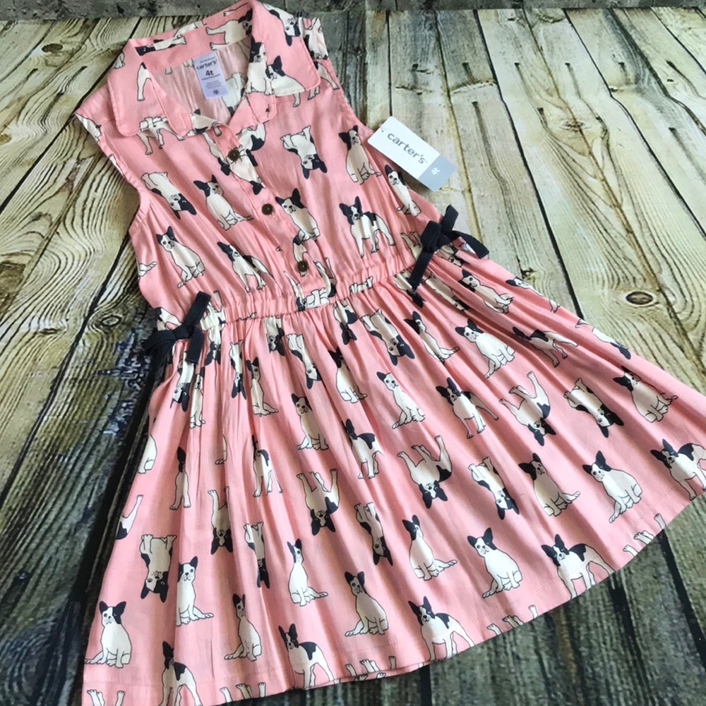 Girls Carter dog dress